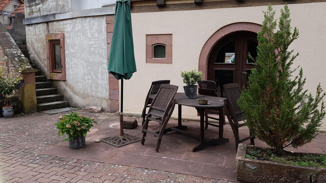 GITE A LA PETITE FONTAINE-PLAIN PIED-MAISON ALSACIENNE RENOVEE AVEC PASSION-4 PERS-4nuitées minimum Langensoultzbach Esterno foto