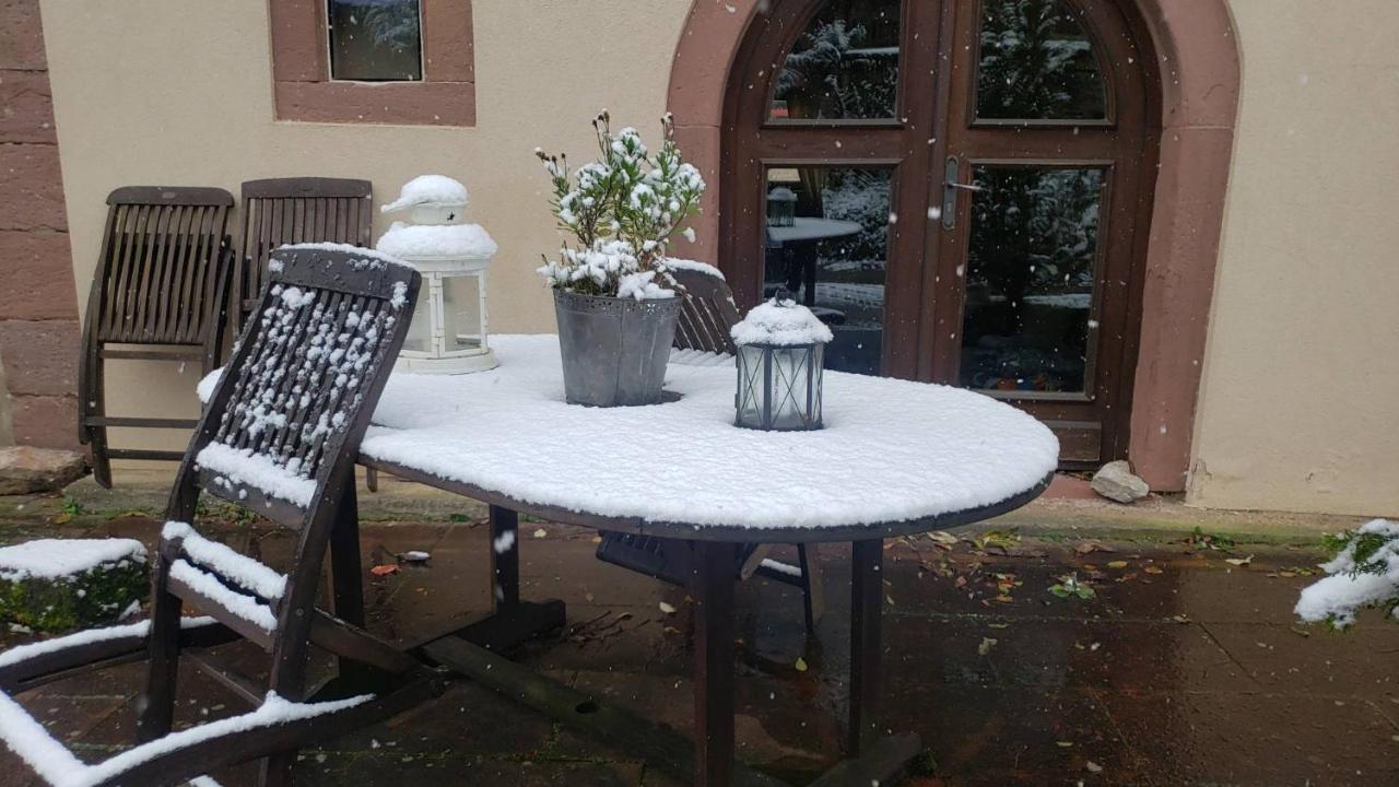 GITE A LA PETITE FONTAINE-PLAIN PIED-MAISON ALSACIENNE RENOVEE AVEC PASSION-4 PERS-4nuitées minimum Langensoultzbach Esterno foto
