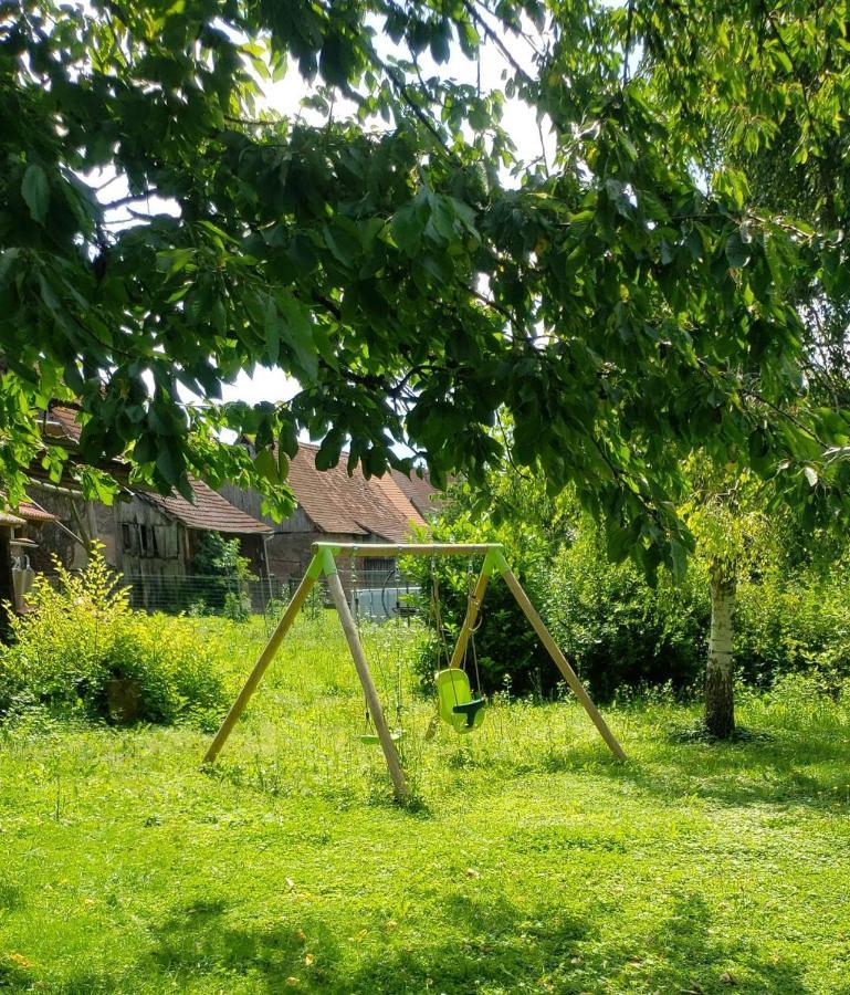 GITE A LA PETITE FONTAINE-PLAIN PIED-MAISON ALSACIENNE RENOVEE AVEC PASSION-4 PERS-4nuitées minimum Langensoultzbach Esterno foto
