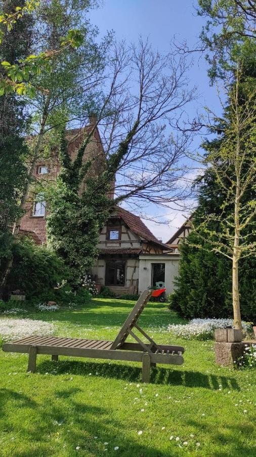 GITE A LA PETITE FONTAINE-PLAIN PIED-MAISON ALSACIENNE RENOVEE AVEC PASSION-4 PERS-4nuitées minimum Langensoultzbach Esterno foto